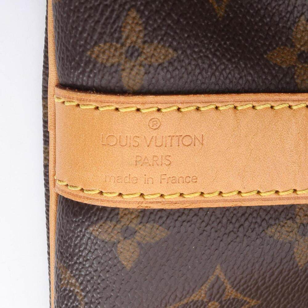 LOUIS VUITTON Brown Monogram Leather Boston Bag - Picture 4 of 14